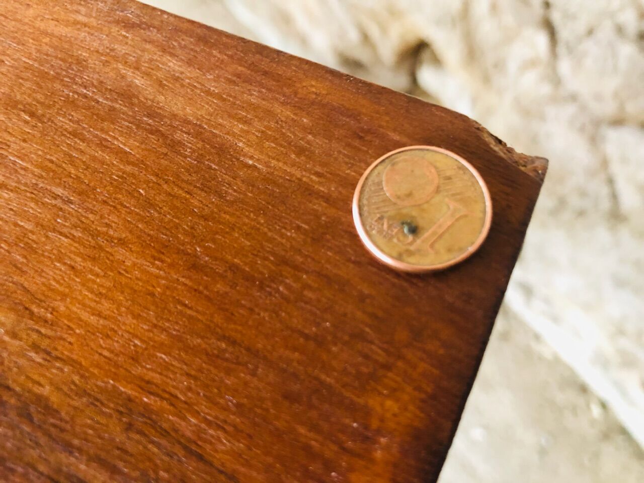 Vintage low row in flame walnut, by G N B , Circa 60