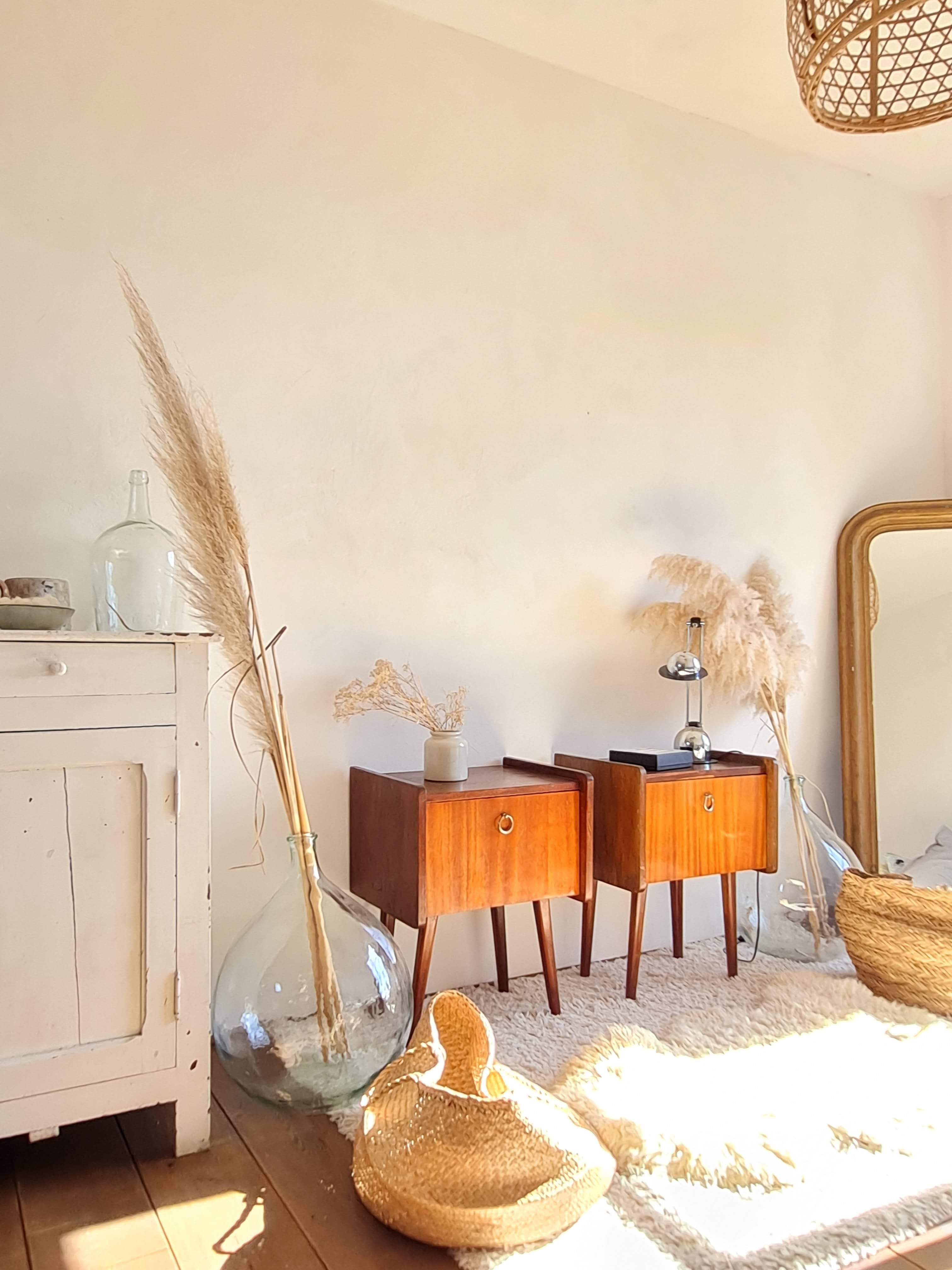 Pair of vintage bedside tables