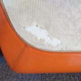 Leather sofa Saparella design Michel Ducaroy 70