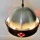 Space Age "Saturn" pendant light, 1970, aluminum, metal, resin
