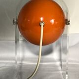Paire de lampes oranges Robert Sonneman