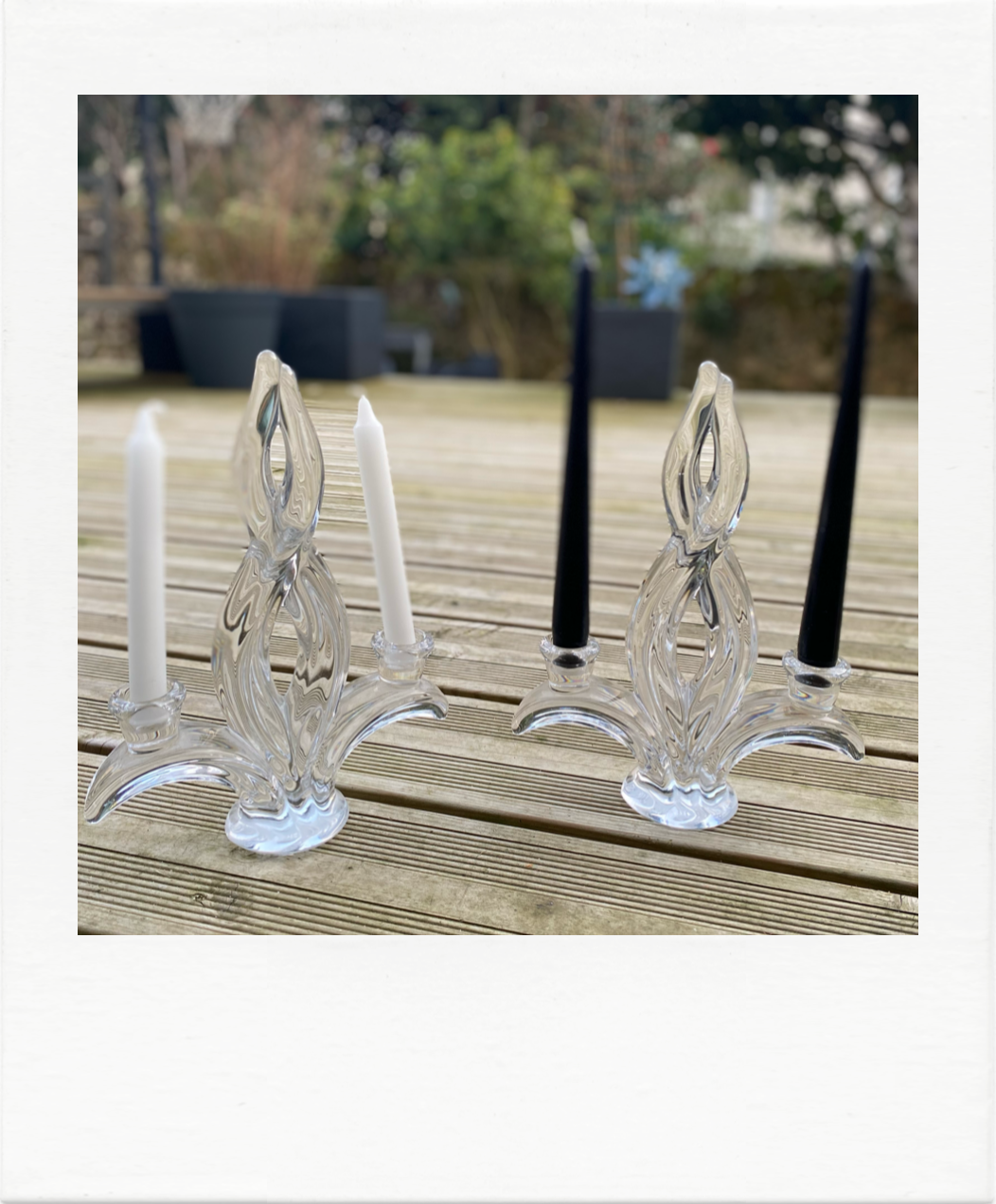 Pair of crystal chandeliers