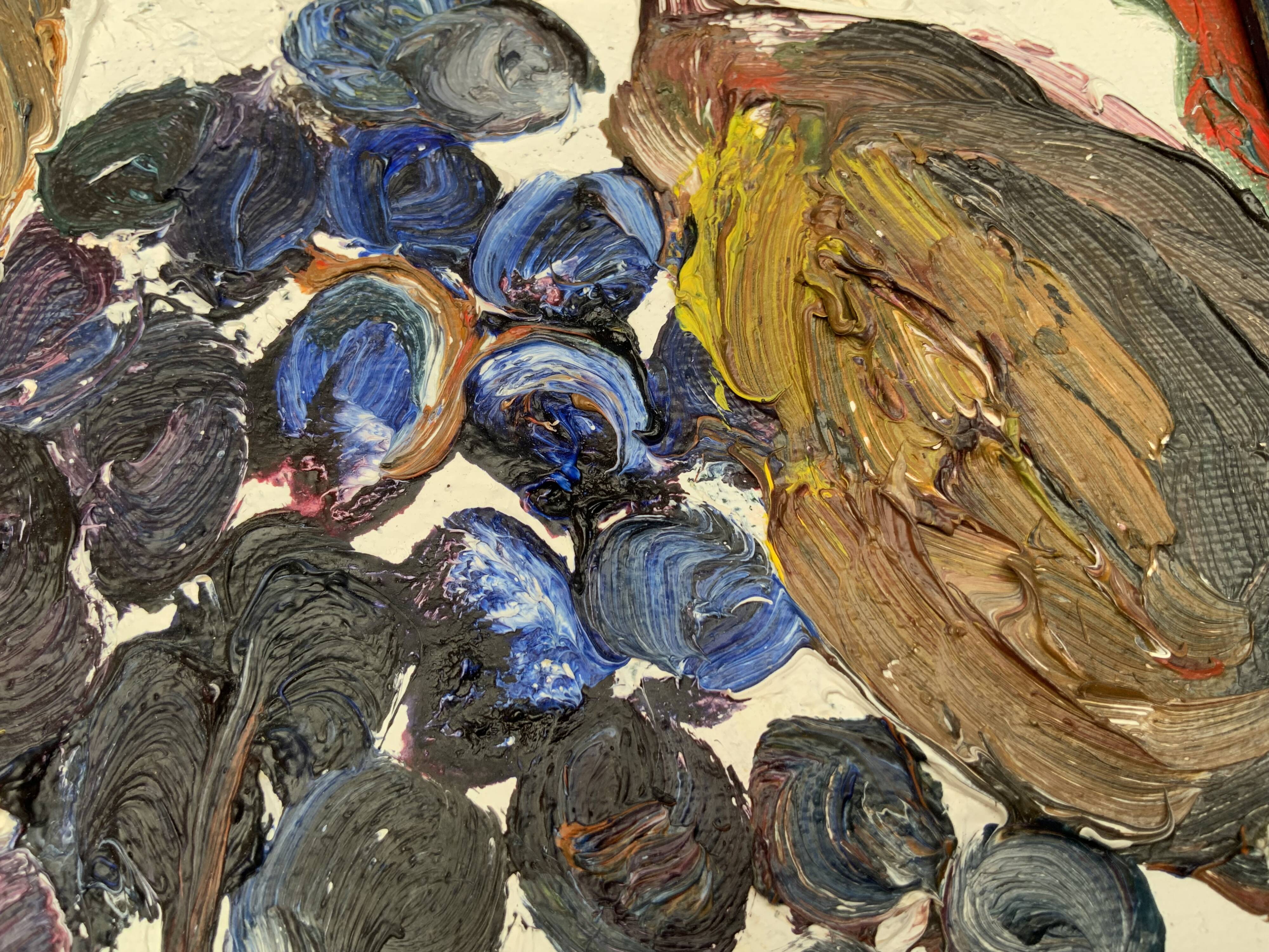 Wieselgren peinture à l'huile nature morte 1991