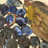 Wieselgren peinture à l'huile nature morte 1991