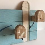 Coat rack with vintage swallows