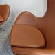 Pair of Arne Jacobsen Egg chairs by Fritz Hansen