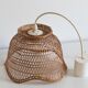 Suspension en osier vintage