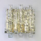 Pair of large Murano glass wall sconces by Doria, Germany, 1960s.