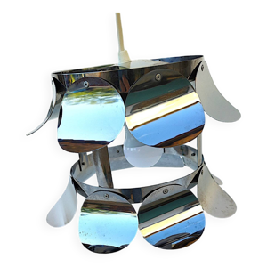 Suspension vintage chromée