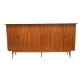 XXL vintage highboard / tall sideboard made in the 1970s