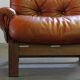 Vintage 1970s Leather Lounge Chairs by Elsa & Nordahl Solheim for Rybo Rykk