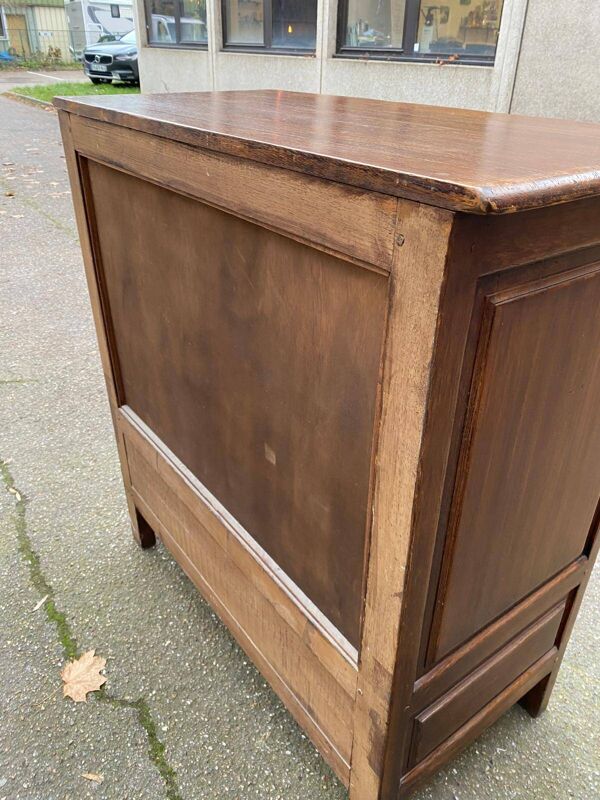 Buffet Louis XIV en bois massif haut du 19ème