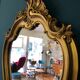 Golden mirror Louis XV style, 60x40 cm