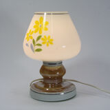 Glass table lamp, Vitropol, 70's