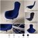 Vintage Knoll armchair – Bertoia model – cobalt blue