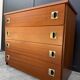 1960s teak Scandinavian style chest of drawers