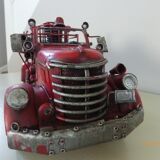 Fire truck in tole
