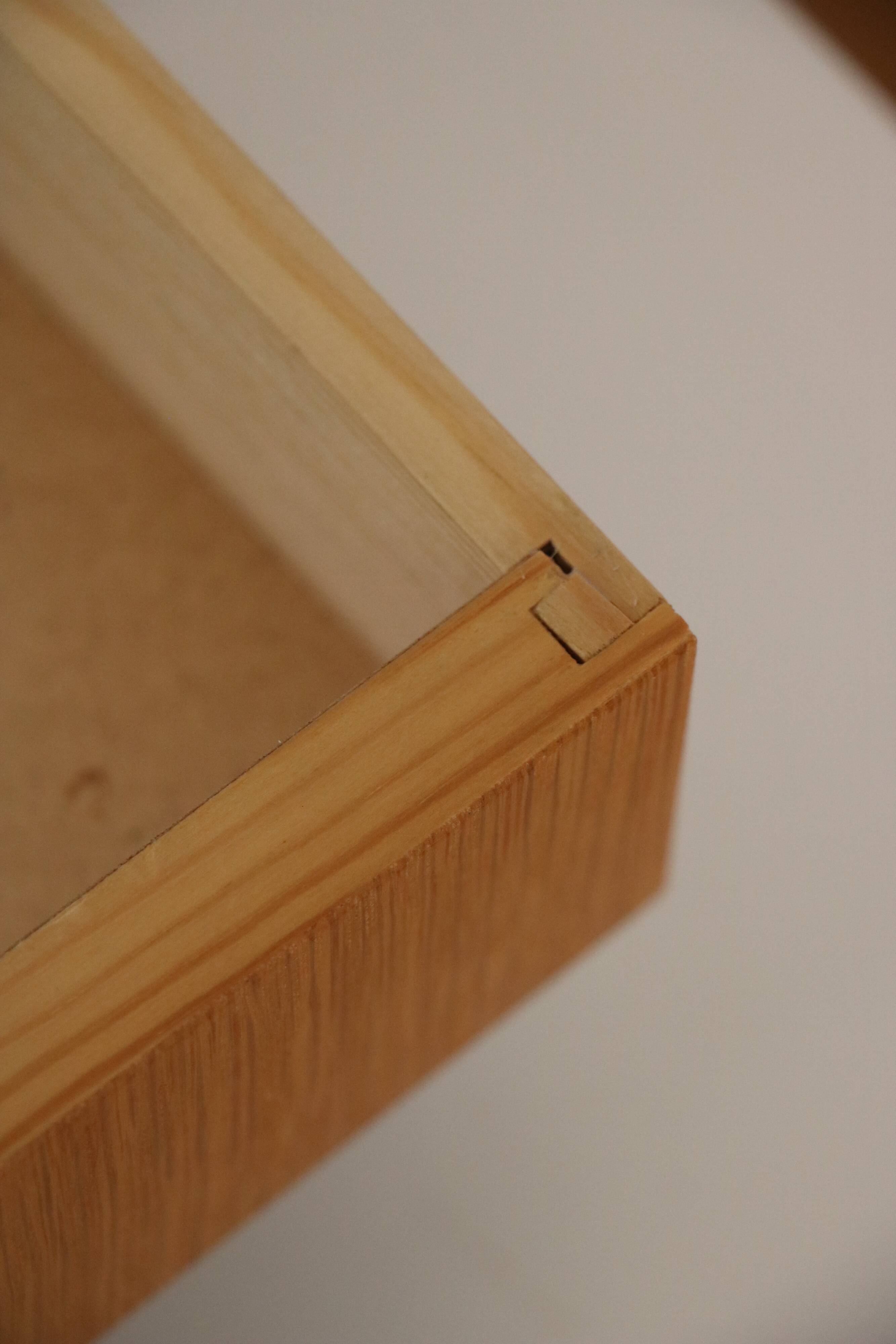 Scandinavian wall-mounted bedside table or wall console, 1960s