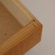 Scandinavian wall-mounted bedside table or wall console, 1960s