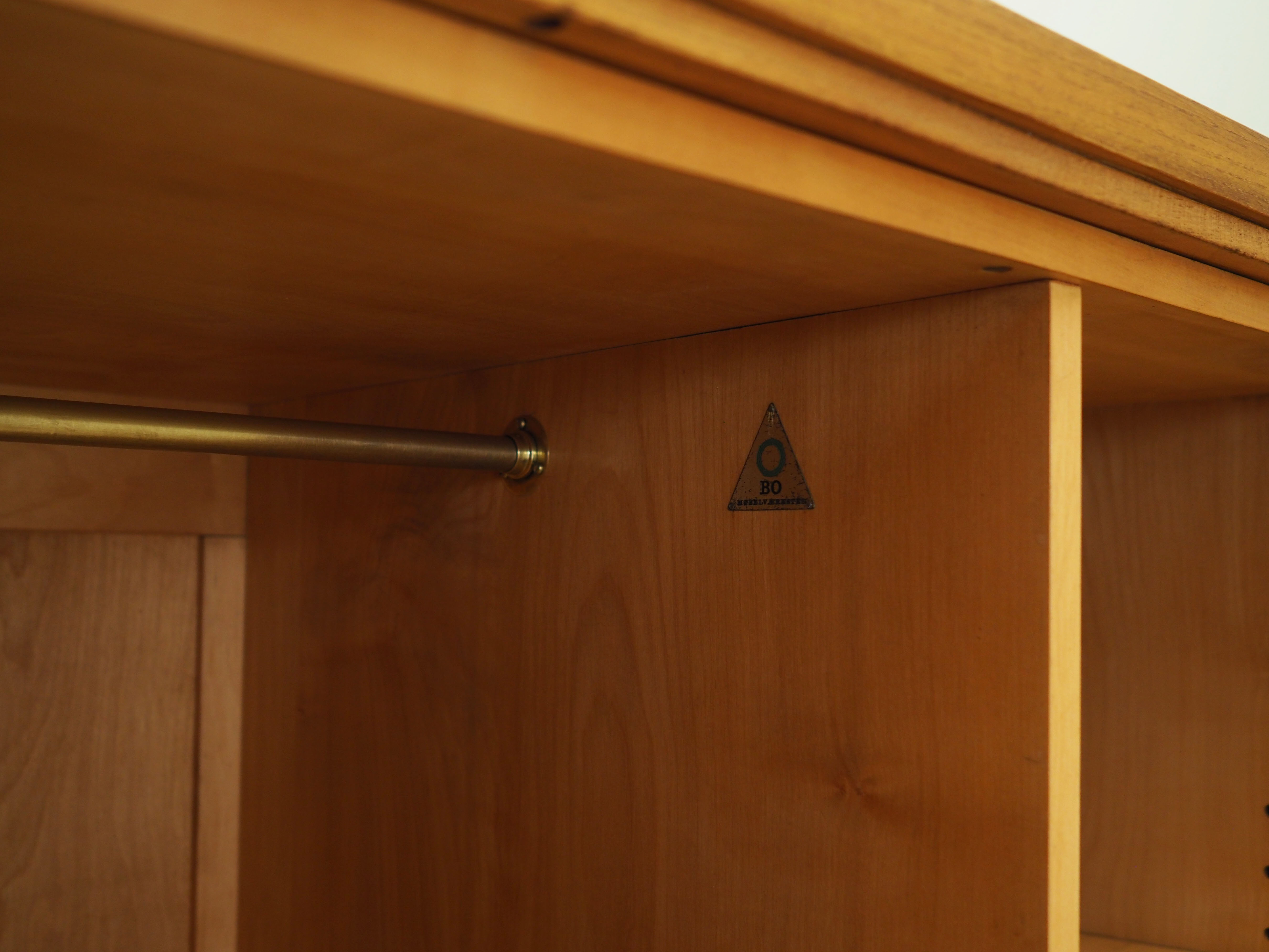 Oak wardrobe, Danish design, 1960s, production: Sweden