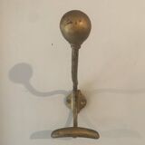 Paire de patères porte manteaux en laiton