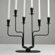 Pair of Six-Candle Candelabras — Gunnar Ander for Ystad-Metall, Sweden, 1960s