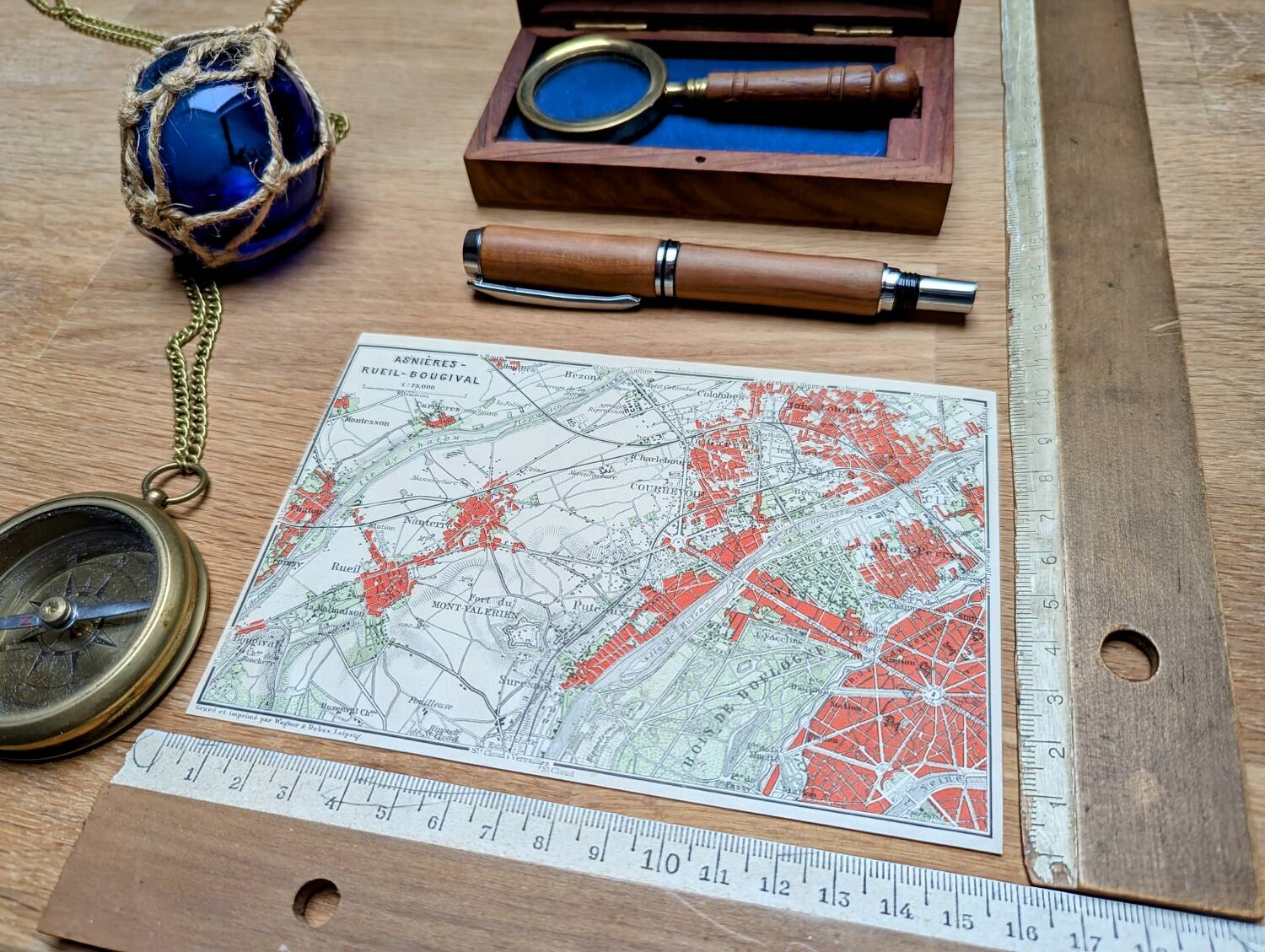 Printed in 1914, Rueil, Asnières, Bougival.