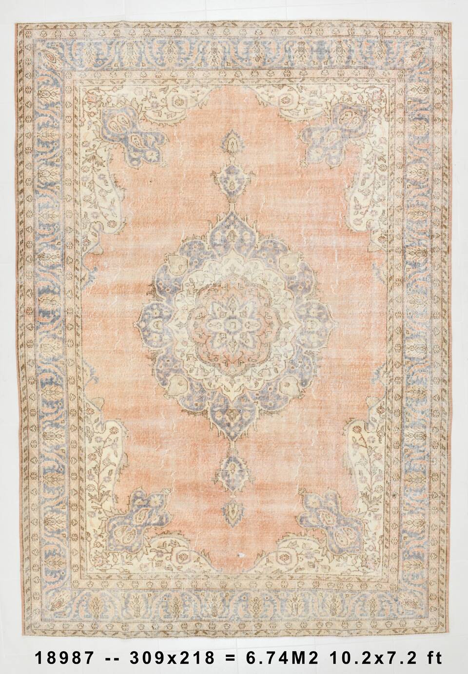 7x10 Oversize Persian Rug, 218x309Cm