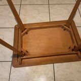 Children's armchair and desk in beech