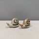 Ceramic snails as salt and pepper shakers, Denmark, 1970s-1980s
