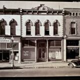 Black and White Fine Art Photography – Walker Evans, Main Street Block, Selma