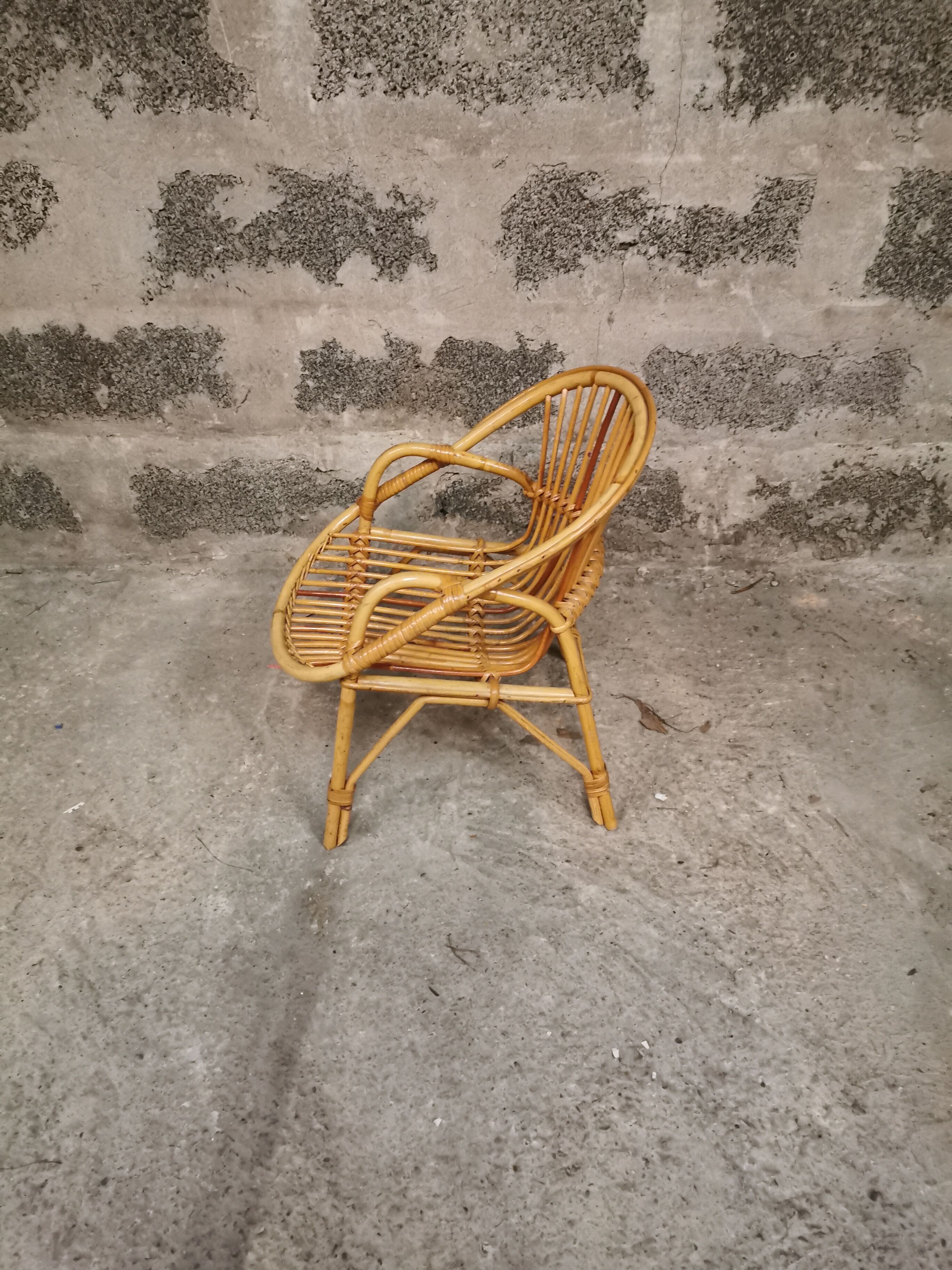 Child rattan chair