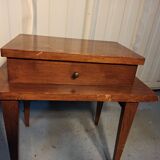 Bedside table, with a drawer. 50s-60s