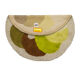 Tapis Desso rond 'Flower' vert