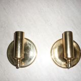 Pair of gold wall sconces