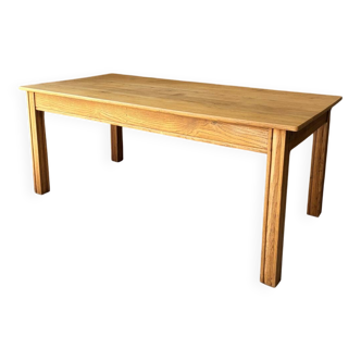 Solid oak farmhouse table + 1 extension