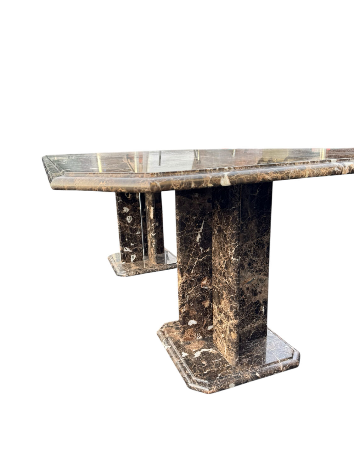 Exceptional marble table – Italian design, 1970s