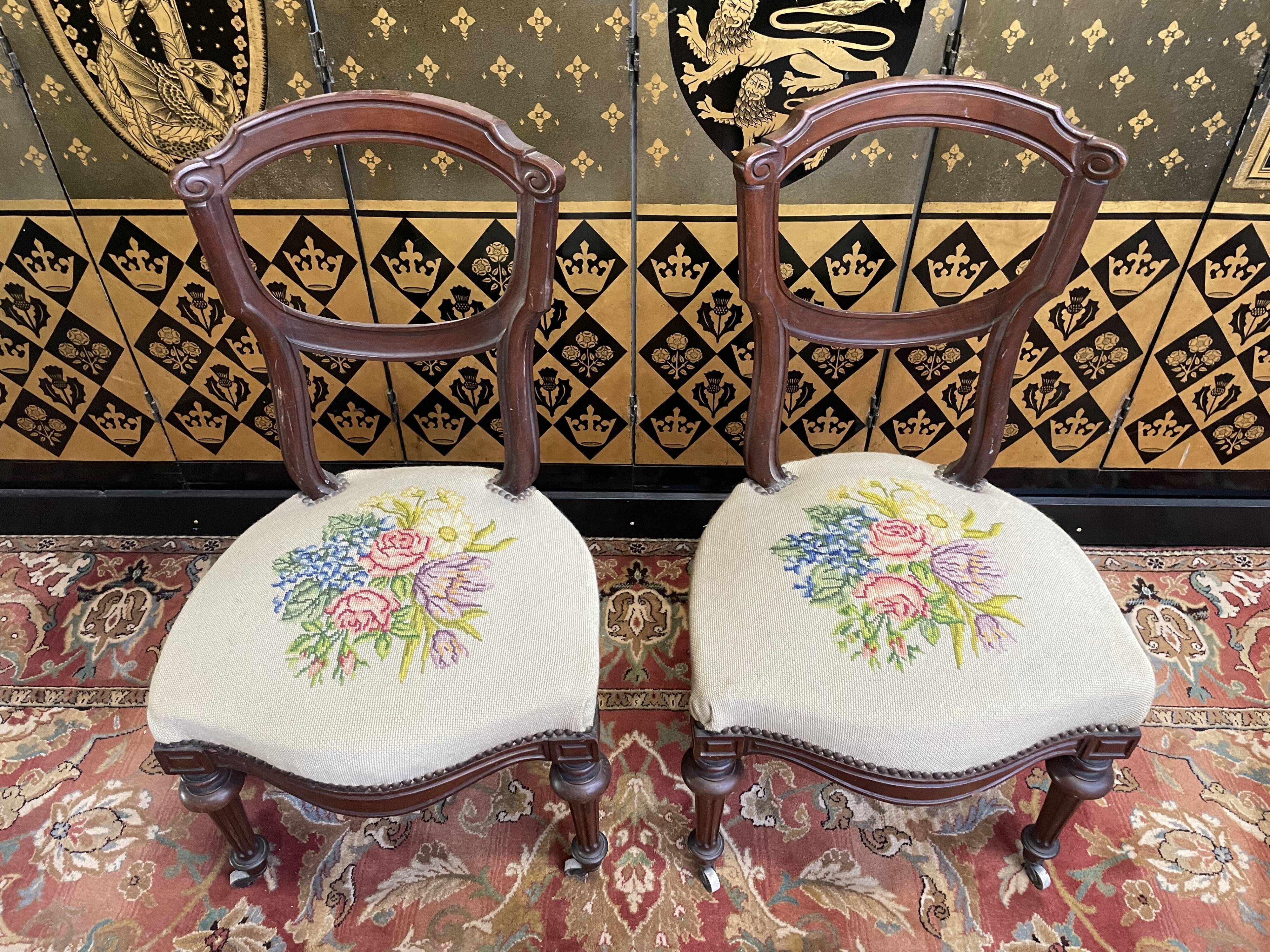 Pair of chairs Napoleon III