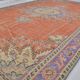 Orange Anatolian Vintage Turkish Rug sku 734