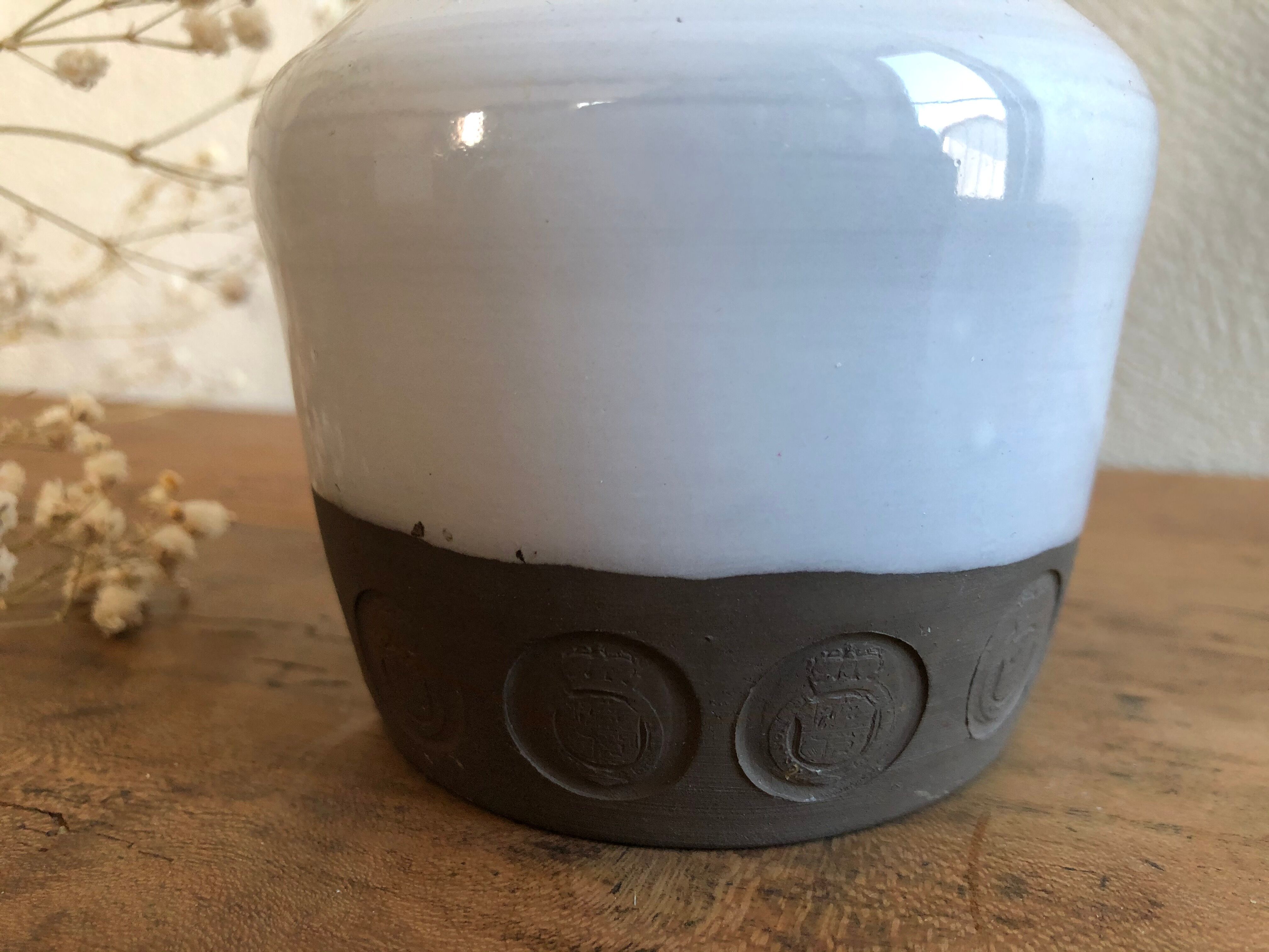 Vase bicolore Ernenwein Marmoutier d'Alsace