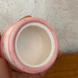 Empty pink and white pocket