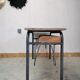 Double school table