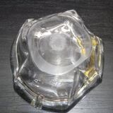 Crystal ashtray Daum France signed