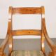 Louis-Philippe antique armchair in cherry wood, Italy, 19th century