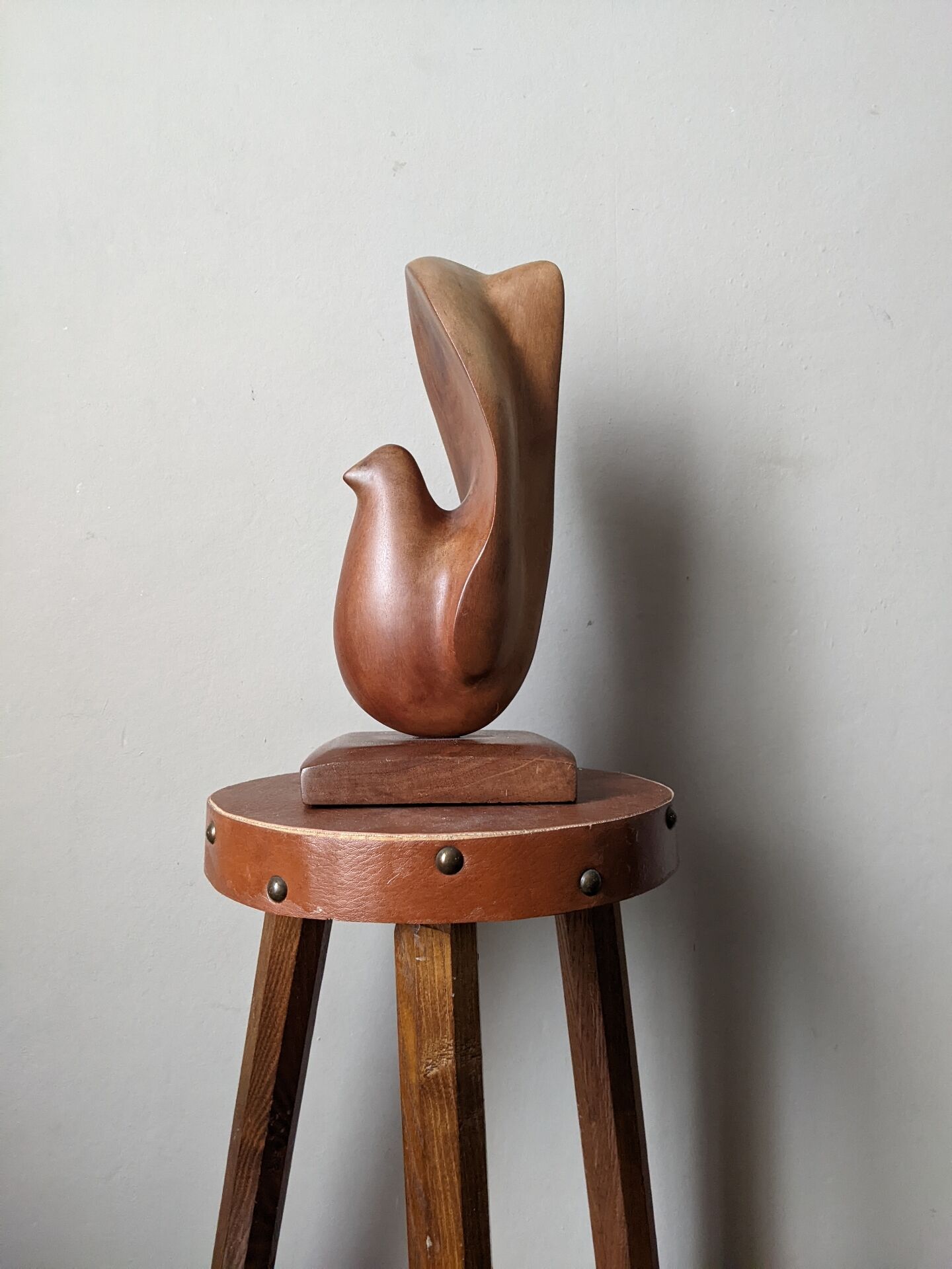 Stylised bird sculpture Scandinavian decoration