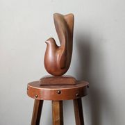 Sculpture d'oiseau stylisée décoration scandinave