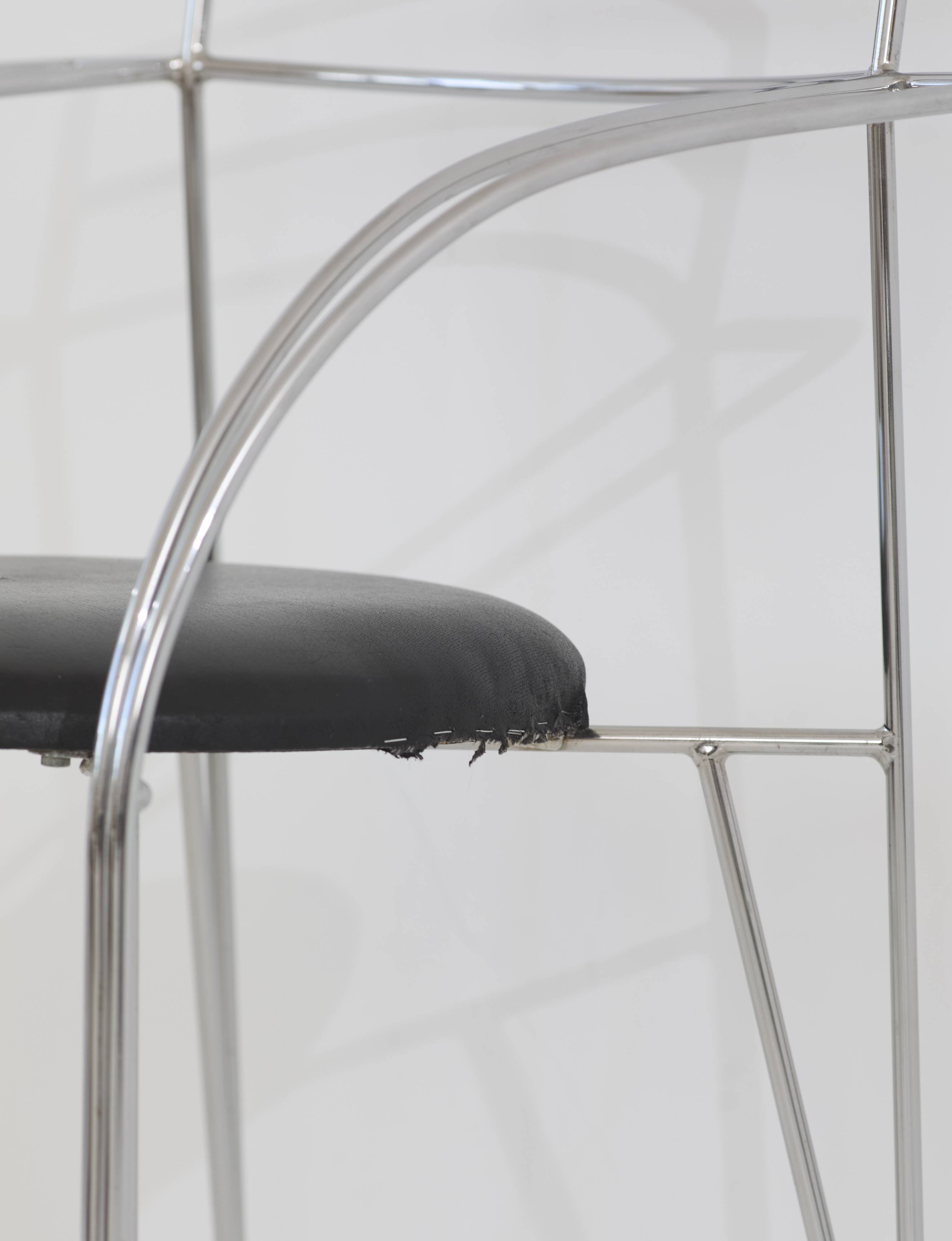 4 Silver Moon Chairs / Armchairs by Pascal Mourgue for Fermob 1980