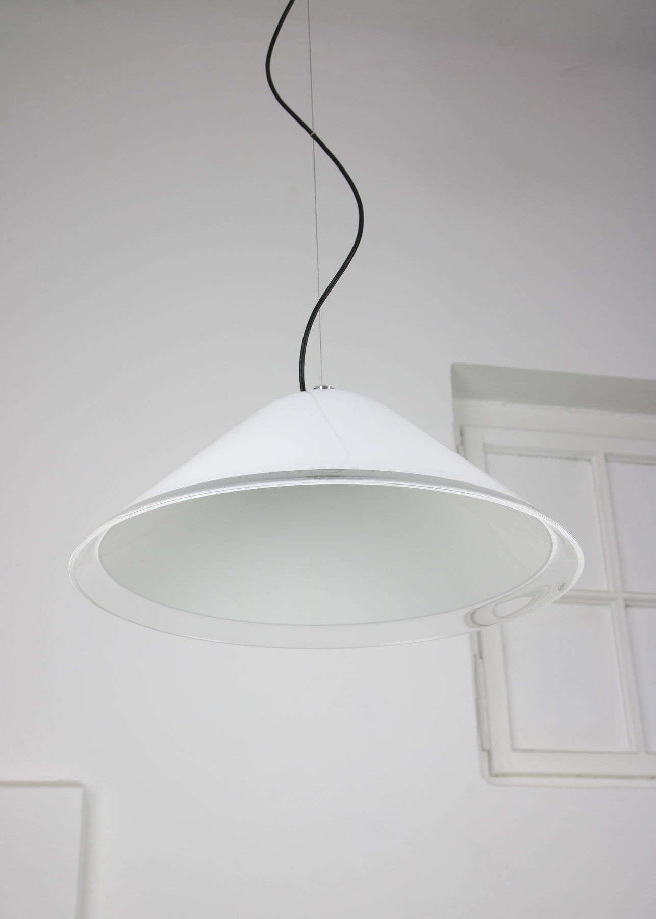 Space Age pendant lamp from Guzzini & Meblo, 1970s