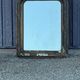 Miroir louis Philipe en bois doré sculpté fronton arrondi