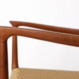 Niels Otto Møller Armchair No. 56 – Teak & Danish Cord –1954 Danish Vintage